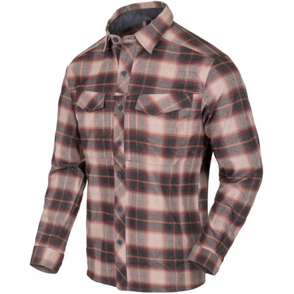 Helikon Defender Mk2 Pilgrim Shirt - Rust Plaid - XS