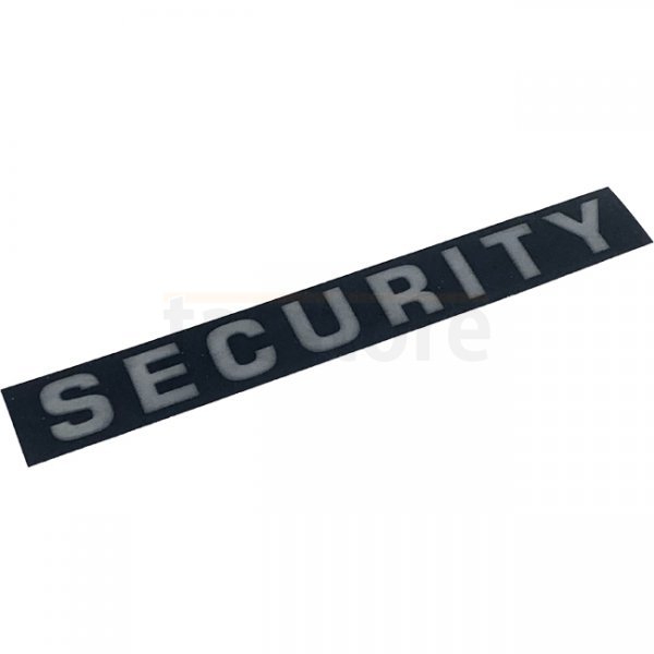 Pitchfork SECURITY Reflective Face Shield Sticker - Black