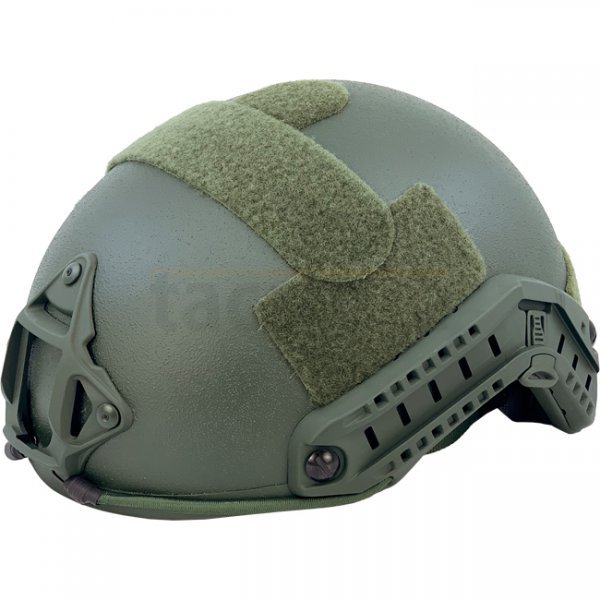 Pitchfork FAST Ballistic Combat Helmet High Cut - Olive - Deluxe - XL/XXL