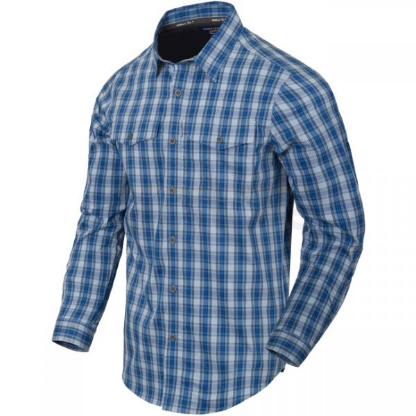 Helikon Covert Concealed Carry Shirt - Ozark Blue Plaid - 3XL