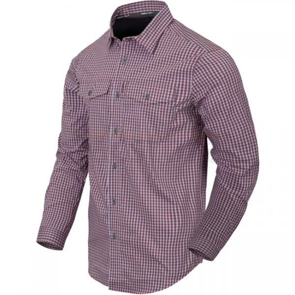 Helikon Covert Concealed Carry Shirt - Scarlet Flame Checkered - 3XL