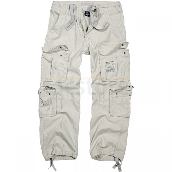 Brandit Pure Vintage Trousers - Old White - 4XL