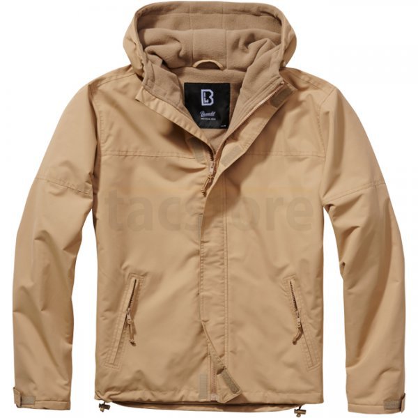 Brandit Windbreaker Frontzip - Camel - 2XL