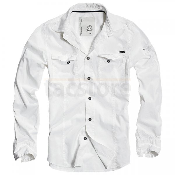 Brandit Shirt Slim - White - 3XL