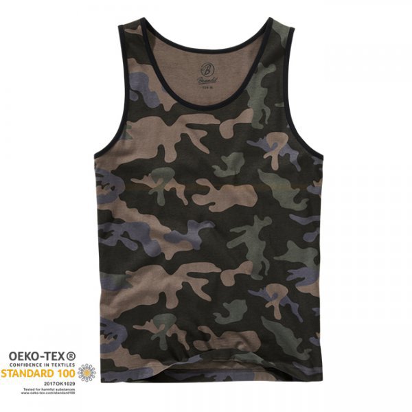 Brandit Tank Top - Dark Camo - M