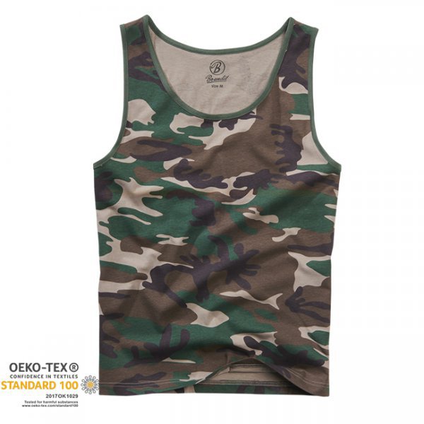 Brandit Tank Top - Woodland - 4XL