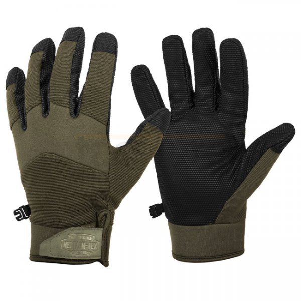 Helikon-Tex Impact Duty Winter Mk2 Gloves - Olive Green / Black B - S