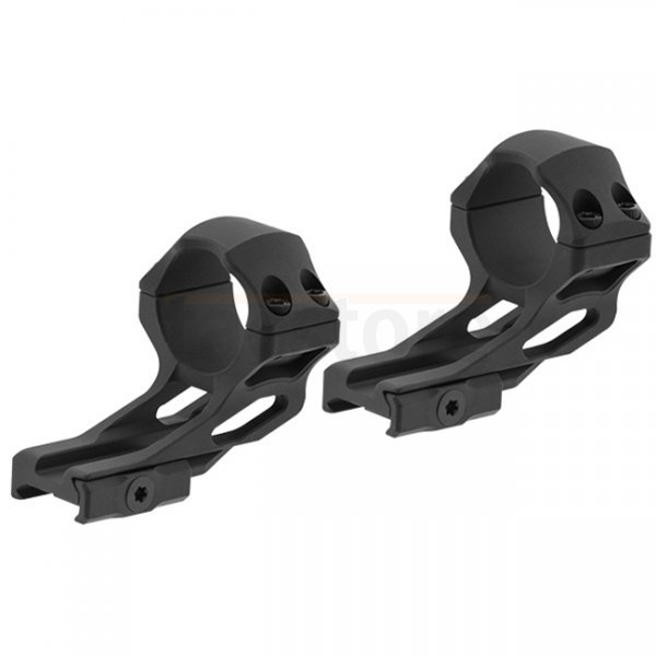 Leapers Accu-Sync 30mm High Profile 37mm Offset Rings - Black