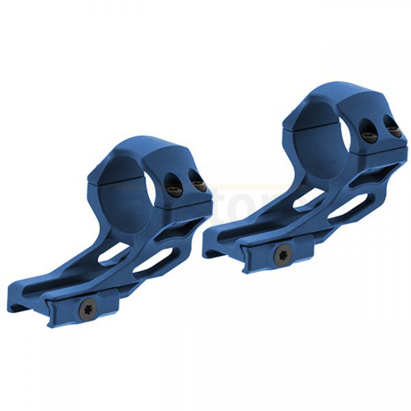 Leapers Accu-Sync 30mm High Profile 37mm Offset Rings - Blue
