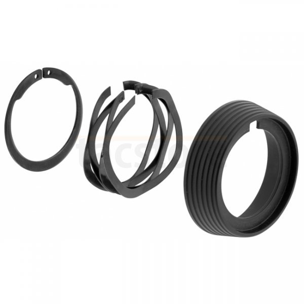 Leapers AR15 Standard Delta Ring Assembly - Black
