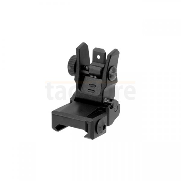 Leapers Low Profile Flip-Up Rear Sight - Black