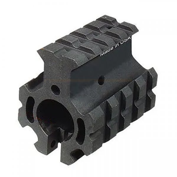 Leapers Pro High Profile 0.750 Quad-Rail Gas Block