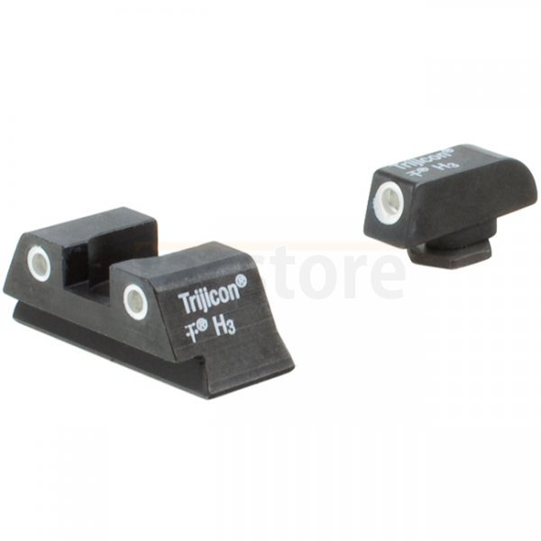 Trijicon Bright & Tough GL13-C-600778 Glock Small Frames Night Sight Set - Rear Yellow Lamps