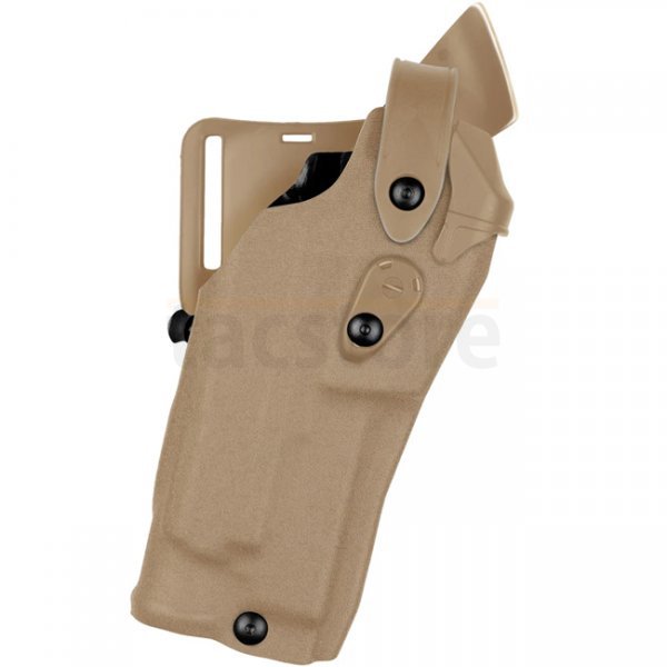 Safariland 6360RDS ALS/SLS Mid-Ride Holster Sig Sauer M17 RedDot & TacLight - Dark Earth - Right