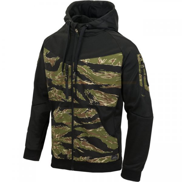 Helikon Rogue Tactical Hoodie FullZip - Black / Tiger Stripe - M