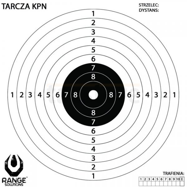 Range Solutions KPN Shooting Targets 100 Pcs