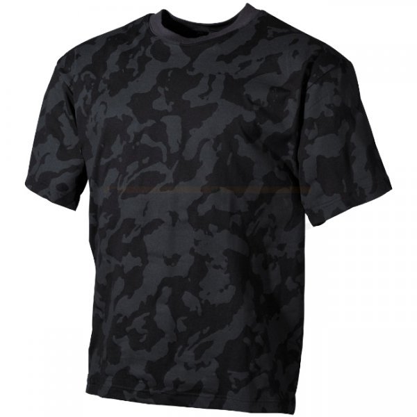 MFH US T-Shirt - Night Camo - S