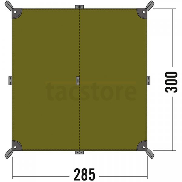 Tatonka Tarp 2 - Light Olive