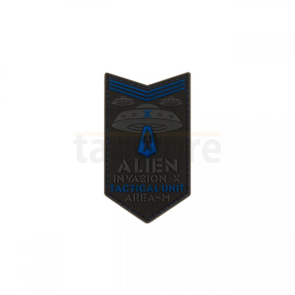 JTG Alien Invasion Tactical Unit Rubber Patch - Blue