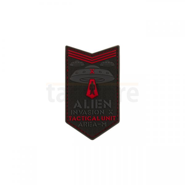 JTG Alien Invasion Tactical Unit Rubber Patch - Red