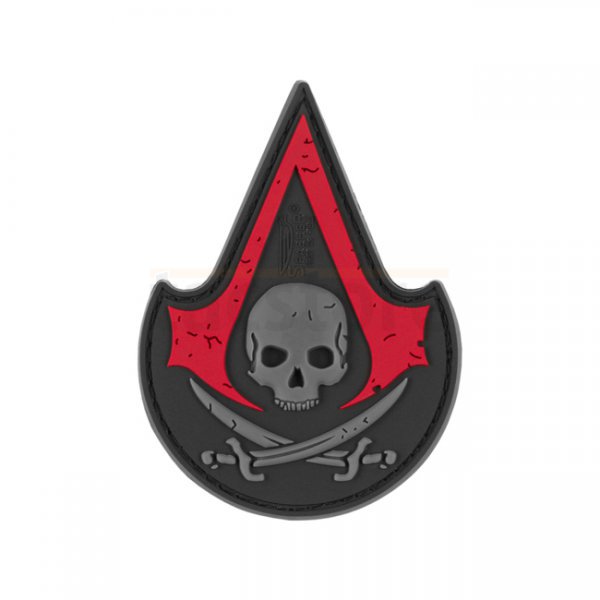 JTG Assassin Skull Rubber Patch - Blackmedic