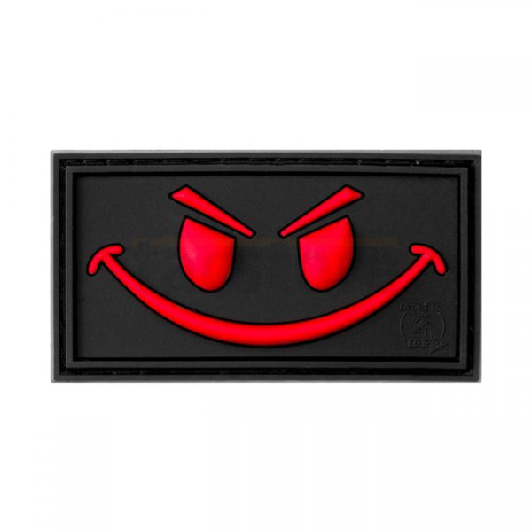 JTG Evil Smile Rubber Patch - Blackmedic