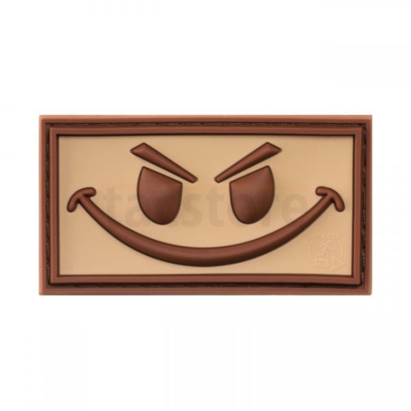 JTG Evil Smile Rubber Patch - Desert