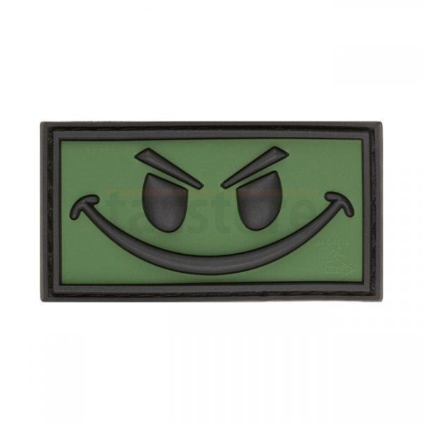 JTG Evil Smile Rubber Patch - Forest