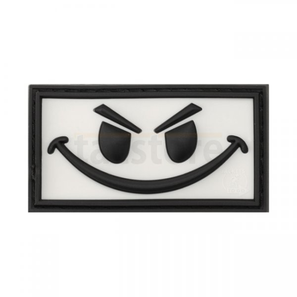 JTG Evil Smile Rubber Patch - White