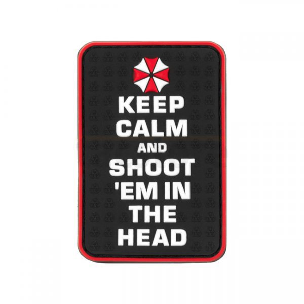 JTG Keep Calm and Shoot Rubber Patch - Color