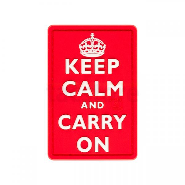 JTG Keep Calm Rubber Patch - Color