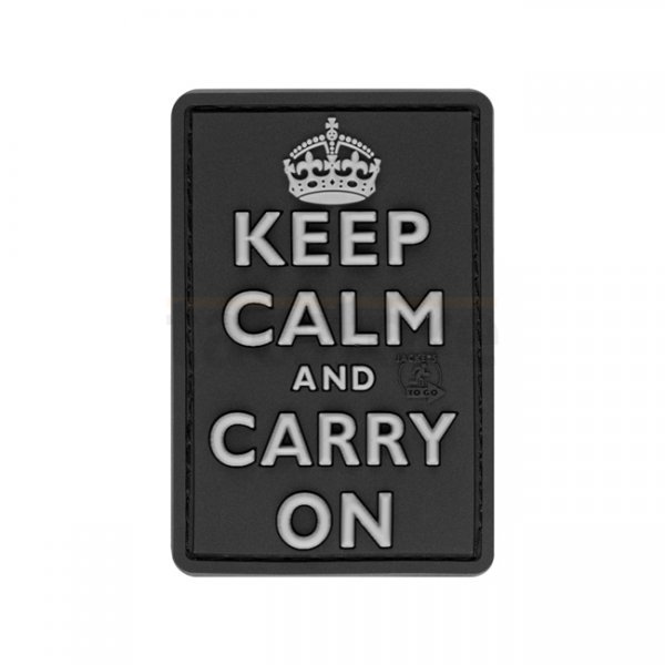 JTG Keep Calm Rubber Patch - Swat