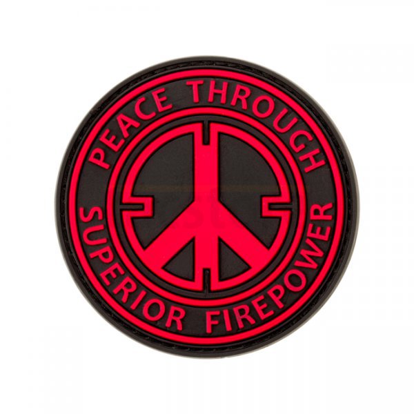 JTG Peace Rubber Patch - Blackmedic