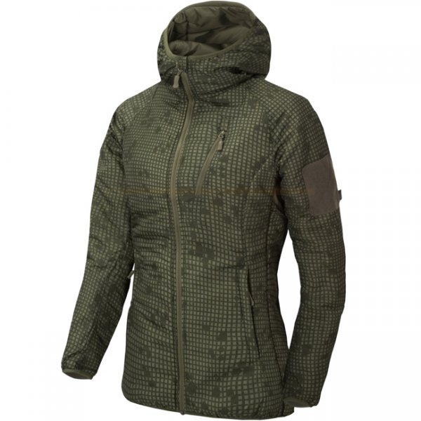 Helikon Women's Wolfhound Hoodie Jacket - Desert Night Camo - L