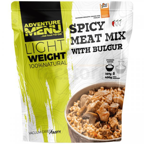 Adventure Menu LIGHTWEIGHT Spicy Meat Mix & Bulgur - Standard