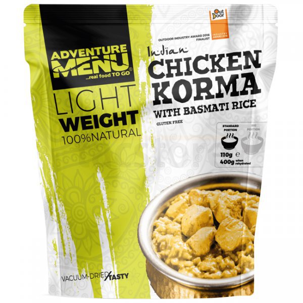 Adventure Menu LIGHTWEIGHT Chicken Korma & Basmati Rice - Large