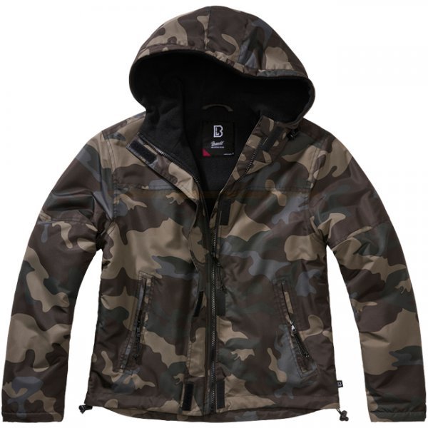 Brandit Ladies Windbreaker Frontzip - Darkcamo - XL