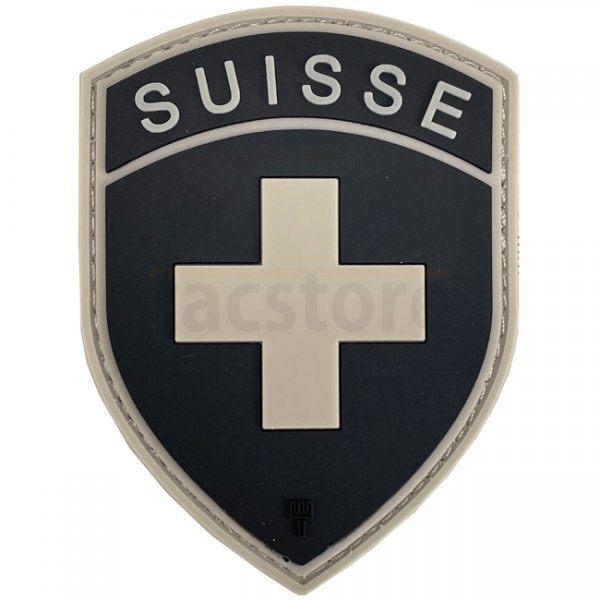 Pitchfork Suisse Shield Patch - Black