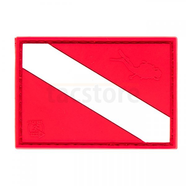 JTG Diver Down Flag Rubber Patch - Color