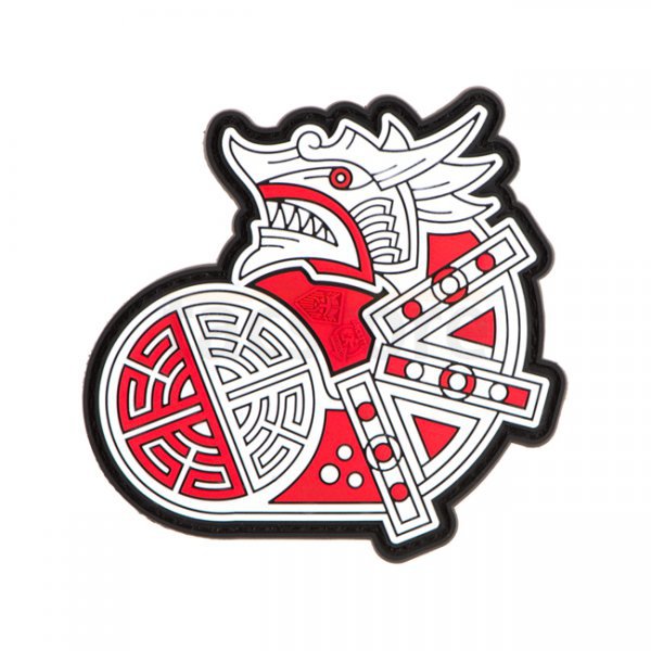 JTG Viking Dragon Ship Head Rubber Patch - Color