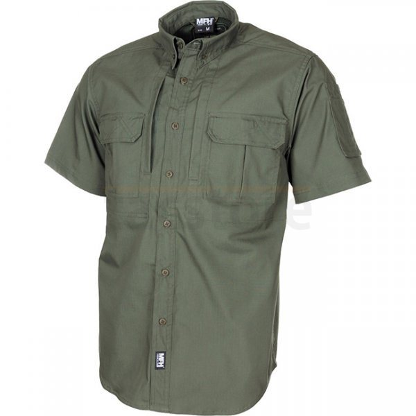 MFHHighDefence ATTACK Shirt Short Sleeve Teflon Ripstop - Olive - M