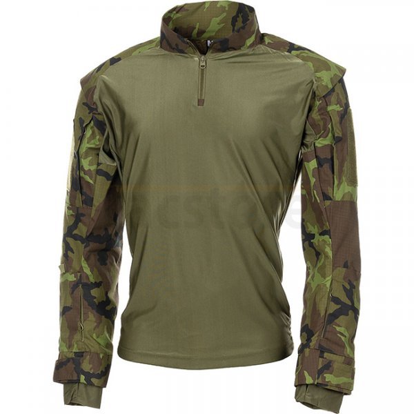 MFHHighDefence US Tactical Shirt Long Sleeve - M95 CZ Camo - S