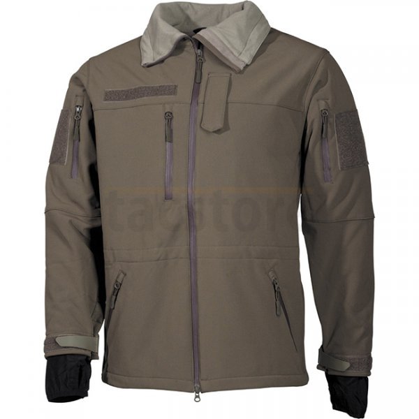 MFHHighDefence HIGH DEFENCE Soft Shell Jacket - Olive - 2XL