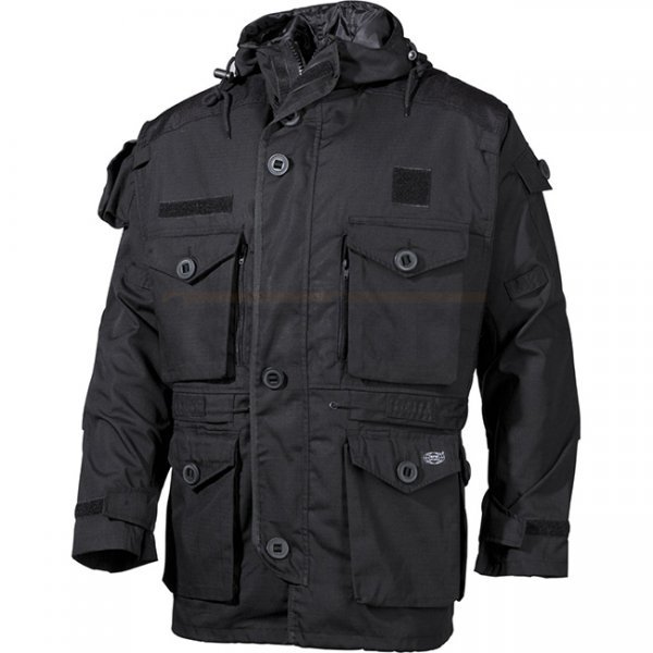 MFHHighDefence SMOCK Commando Jacket Ripstop - Black - S