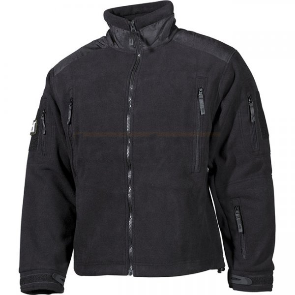 MFHHighDefence HEAVY STRIKE Fleece Jacket - Black - 2XL