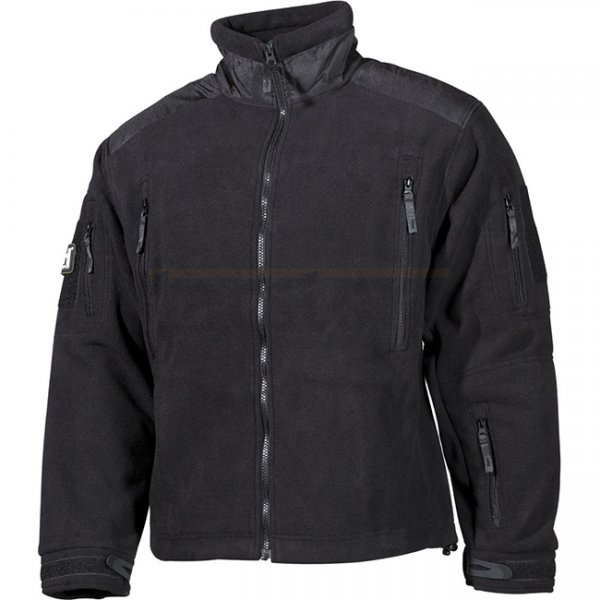 MFHHighDefence HEAVY STRIKE Fleece Jacket - Black - 3XL