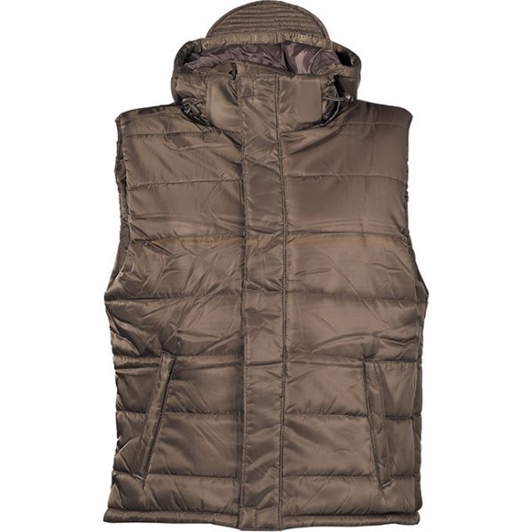 MFH Lined Vest & Detachable Hood - Olive - S