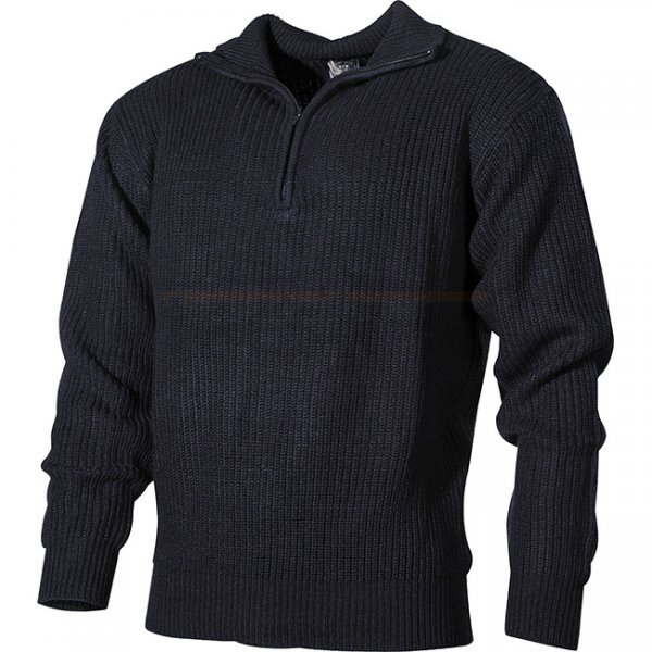 MFH TROYER Zippered Pullover - Blue - L