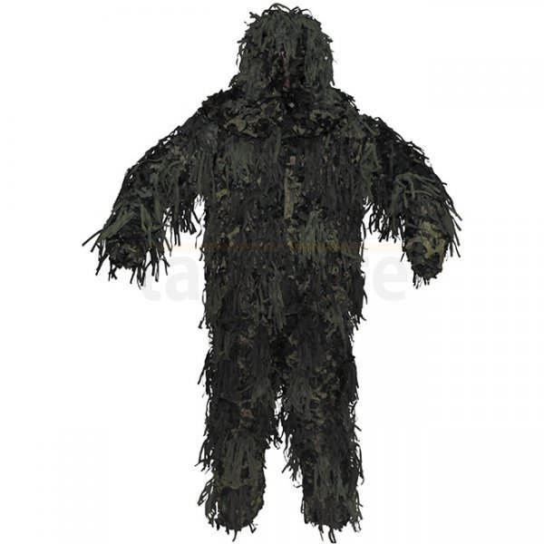 MFH Ghillie Camouflage Suit Jackal - Woodland - M/L