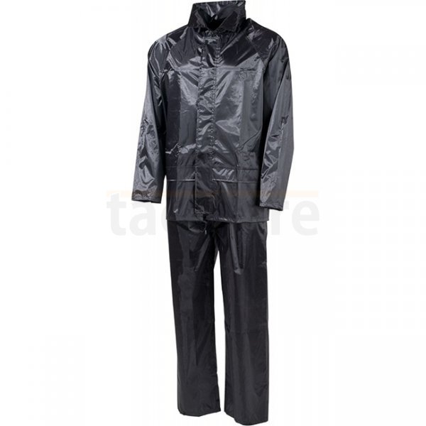 MFH Rain Suit Two-Piece - Black - XL